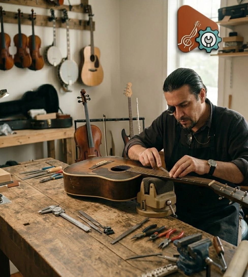 Reparación de instrumentos musicales